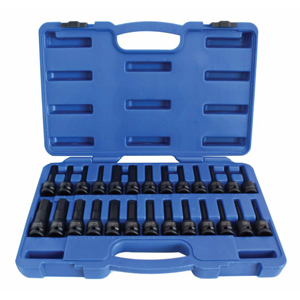 26 PCS 1/2'' DR. impact socket