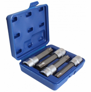 4Pcs 1/2" Torx Tamperproof Bits Sockets Set