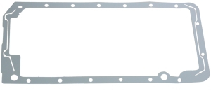 Oil pan steel gasket