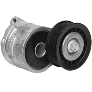 Drive belt tensioner comp