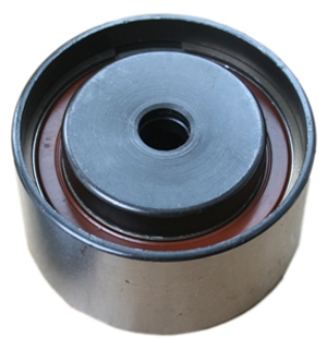 Guide pulley v-ribbed belt