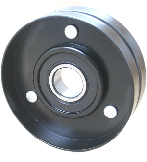 Guide pulley v-ribbed belt