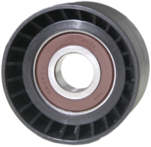 Guide pulley v-ribbed belt