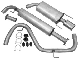 Stainless exhaust sport system