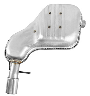 Rear muffler