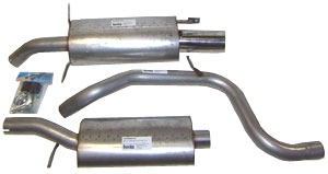 Stainless exhaust sport system