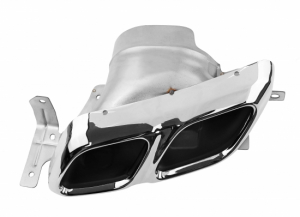 Exhaust tailpipe heat shield left