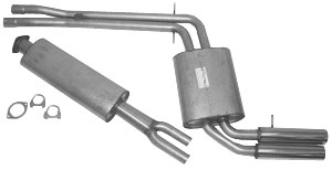 Stainless exhaust sport system