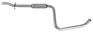 Exhaust muffler middle