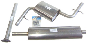 Stainless exhaust system