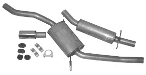 Stainless exhaust sport system
