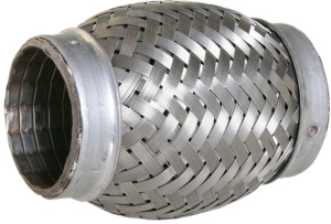 Flexible steel pipe interlock
