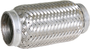 Flexible steel pipe interlock
