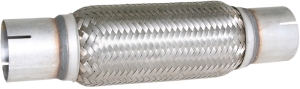 Flexible steel pipe interlock with sleeve