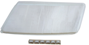 Headlamp glass left