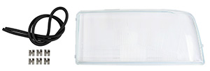 Headlamp glass right