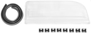 Headlamp glass USA right