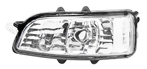 Mirror turn signal lens left