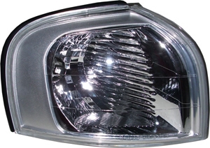 Corner lamp silver right