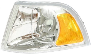 Corner lamp USA left