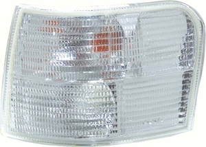 Corner lamp white lens right
