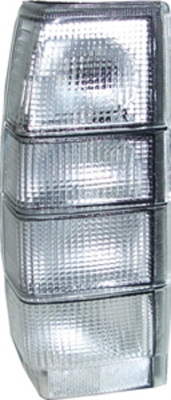 Tail lamp styling whole white left