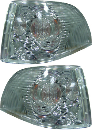 Corner lamp chrome L&R