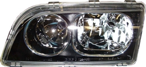 Headlamp black base left