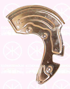 Brake dust shield front right