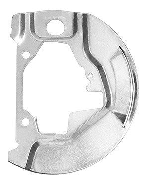 Brake dust shield front left