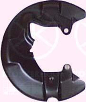 Brake dust shield front left