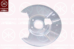 Brake dust shield rear right