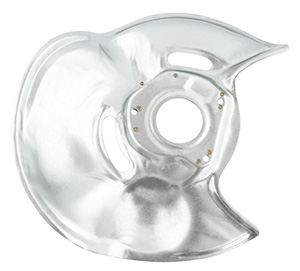 Brake dust shield front right