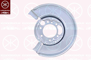 Brake dust shield rear left