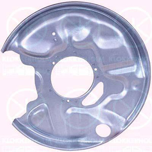 Brake dust shield rear right