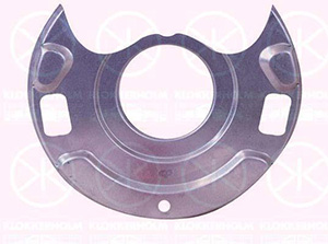 Brake dust shield front