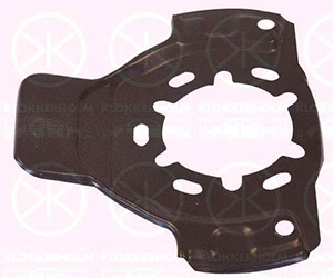 Brake dust shield front