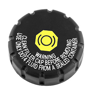 Brake fluid reservoir cap