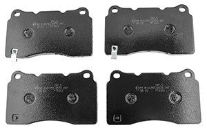 Brake pads front 18"+