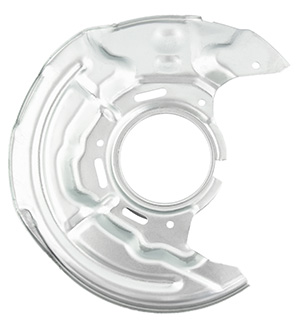 Brake dust shield front right