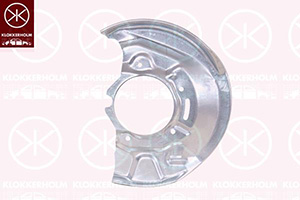 Brake dust shield front right