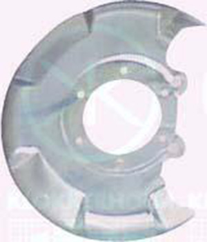 Brake dust shield front