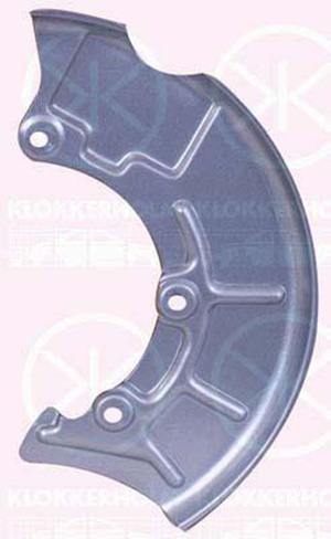 Brake dust shield front right