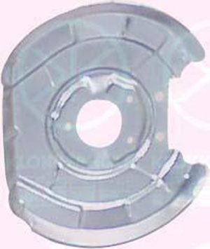 Brake dust shield front