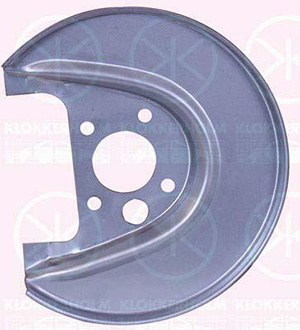Brake dust shield rear left