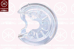 Brake dust shield rear left