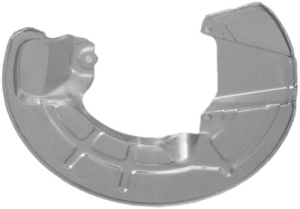 Brake dust shield front right