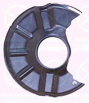 Brake dust shield front
