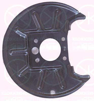 Brake dust shield rear