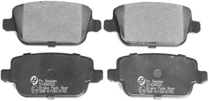 Brake pads rear